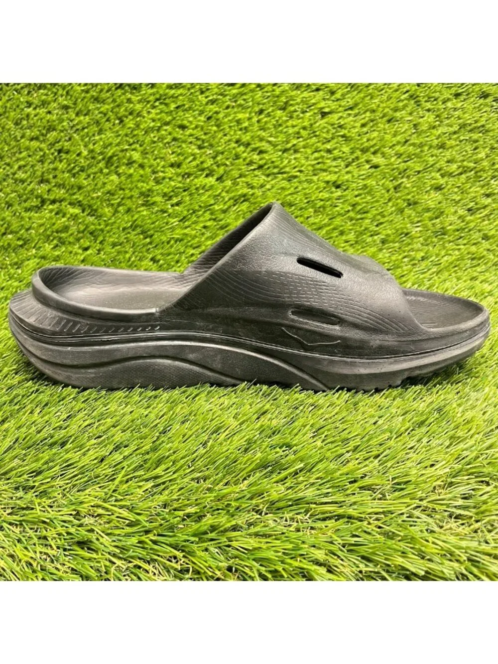 Hoka One One Ora Recovery Slide 3 Mens Size 10 Black Beach Outdoor Slide Sandals